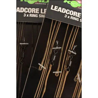 Korda Leadcore Leader Ring Swivel - Silt