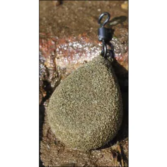 Korda Textured Coated Flat Pear Swivel Lead