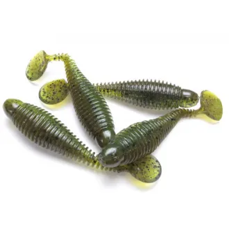 Lunker City Grubster 2`` - Green Pumpkin / Watermelon