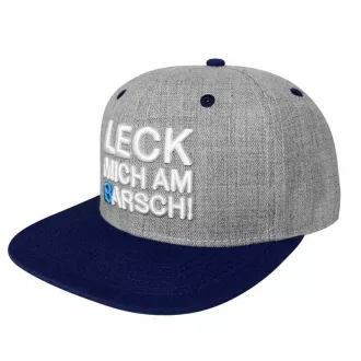 #LMAB Snapback Cap "Leck mich am Barsch" Grey/Navy