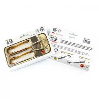 #LMAB Finesse Filet Worm (TPE) 12 cm Milk & Honey