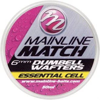 Mainline Baits Match Dumbell Wafters Yellow Essential Cell 6 mm