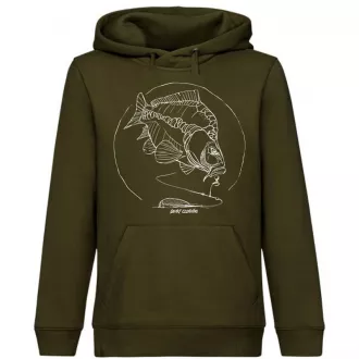 Petri Clothing Carp Hoodie Khaki
