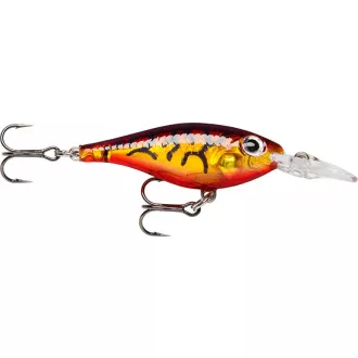Rapala Ultra Light Shad 4 cm - Glass Amber Tiger UV
