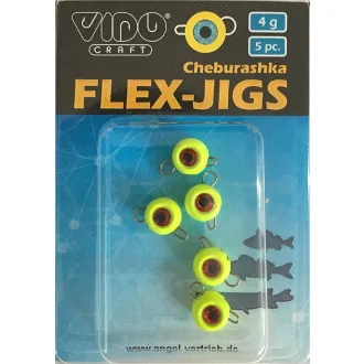 Seox Flexjig Mit Augen - Gelb - 22 g