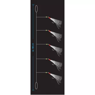 Aquantic Makrele 7 White Gr. 1/0