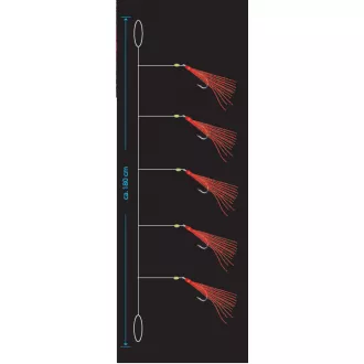Aquantic Makrele 7 Red Gr. 1/0