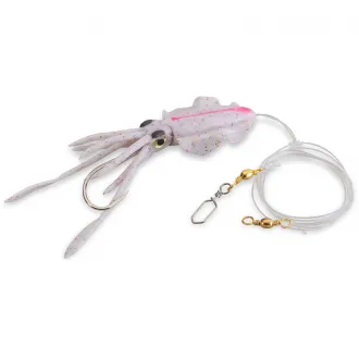 Aquantic Octo Leader Rig White Spotted Pink