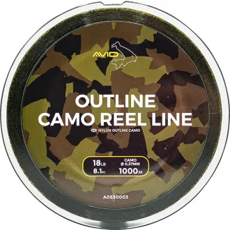 Avid Carp Outline Camo Reel Line 1000 m 18 lb 0,37 mm
