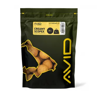Avid Carp Creamy Scopex Boilies 1 kg 24 mm