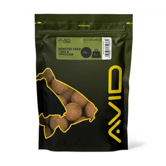 Avid Carp Monster Crab-Tuna & Spirulina Boilies 1 kg 24 mm