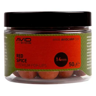 Avid Carp Red Spice Belachan Pop Ups 50 g 14 mm
