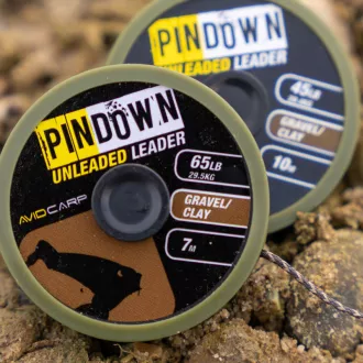 Avid Carp Pin Down Unleaded Leader 65 lb Gravel/Clay 7m