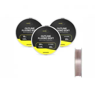 Avid Carp Outline Fluoro-Soft 20 m - 15 lb - 6,81 kg - 0,32 mm