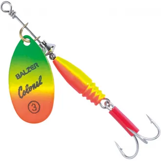 Balzer Colonel Metallica Spinner Fluo Rot-Gelb-Grün 5 g
