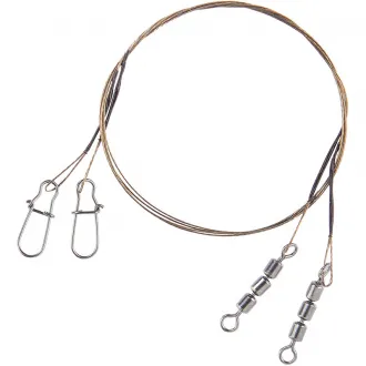 Balzer 1x7 Niroflex Wirbel/Schlaufe 20 cm 9 kg