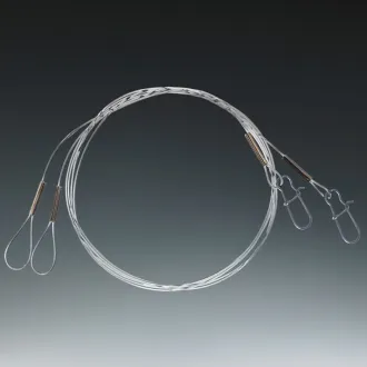 Balzer Shirasu Hardmono Rig Snap + Schlaufe 50 cm 0,50 mm 11 kg