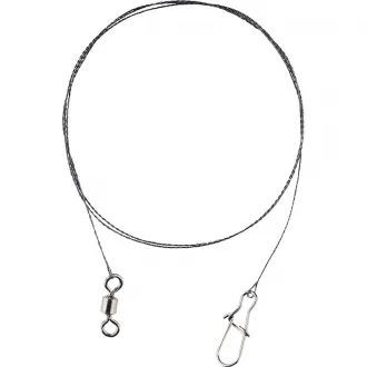 Balzer Shirasu Tungsten Rig Snap + Wirbel 35 cm 7 kg