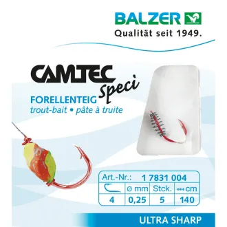 Balzer Camtec Speci Trout Dough Red 130 cm #4