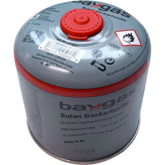 Baygas Butangas 500 g Gaskartusche mit Schraubverschluss