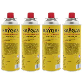Baygas Butangas 227 g Gaskartusche MSF-1a 4 Stück