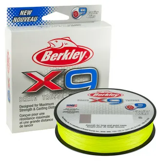 Berkley X9 Braid 0,14 mm 14,2 kg 150 m Fluro Green