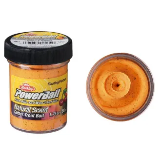 Berkley Powerbait Trout Bait Floating Natural EU Glitter Fruits 50 g Peach-Pepper