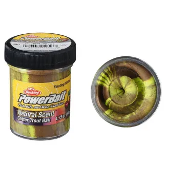Berkley Powerbait Trout Bait Floating Natural EU Glitter Fruits 50 g Kiwi Cool