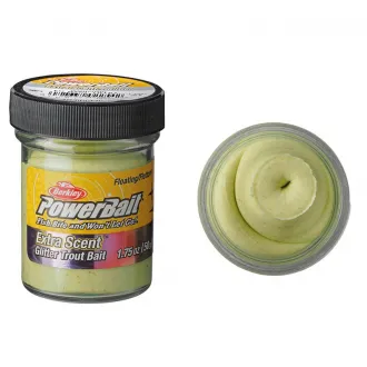 Berkley Powerbait Trout Bait Floating Natural EU Glitter 50 g Garlic