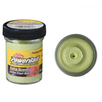 Berkley Powerbait Trout Bait Floating Natural EU Glitter 50 g Garlic Sunshine Yellow