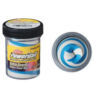 Berkley Powerbait Trout Bait Floating Natural EU Glitter Swirls 50 g Polar Bear