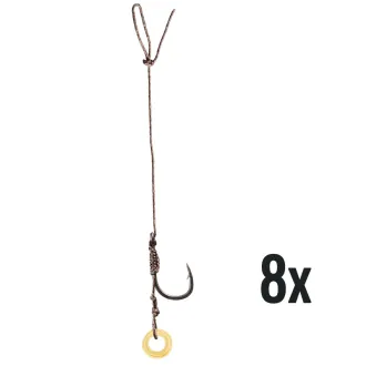 BKK Feeder Tournament FT-1 Bait Band Rigs-Braid #10
