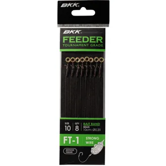 BKK Feeder Tournament FT-1 Bait Band Rigs-Braid #10