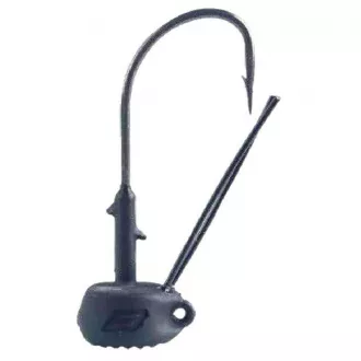 BKK Silent Chaser Draggin` Ned Weedless Jig Heads Black 1/16 oz Size 1/0