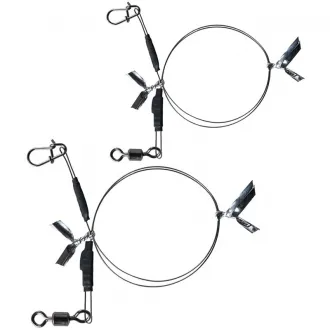 BKK 7x7 Wire Leader-Allround Duolock Snap 25 cm 30 kg