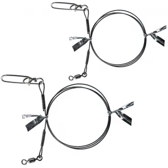 BKK 7x7 Wire Leader-HD Pike Snap 40 cm 30 kg