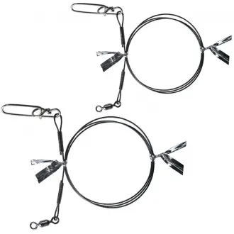 BKK 7x7 Wire Leader-HD Pike Snap 40 cm 18 kg