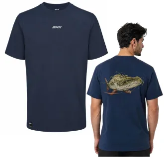 BKK Short Sleeve Casual Shirt Pike Navy Blue