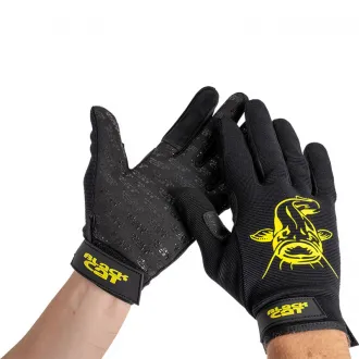 Black Cat Gripper Gloves L