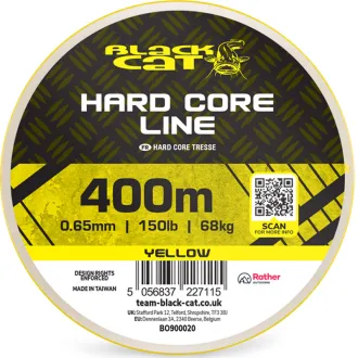 Black Cat Hard Core Line Yellow 400 m 68 kg 0,65 mm