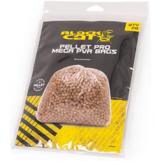 Black Cat Pellet Pro Mega Pva Bags 20 Stück 15 x 20 cm