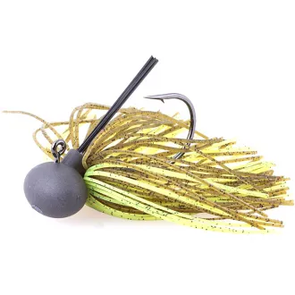 Keitech Rubber Jig Model II Version 2 11 g Green Pumpkin/Chartreuse