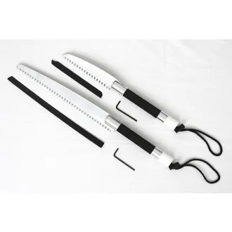 Carpspot Multispotstick Silver Säge Adapter mit Griff 16 cm Klinge