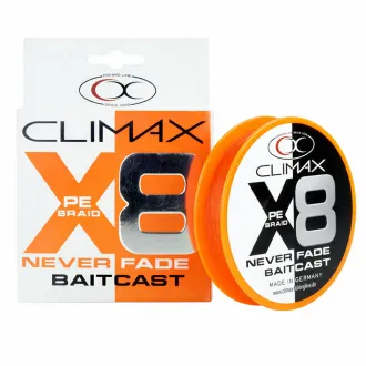 Climax X8 Neverfade Baitcast Hi-Vis Orange 270 m 0,11 mm 6,0 kg