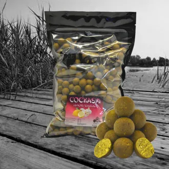 Cockbaits Cockashi Boilies 2 kg Lemon/Garlic 17 mm