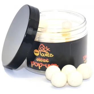 Cockbaits Elitist Pop Ups Lemon/Garlic 15 mm Weiss