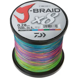 DAIWA J-Braid x8 Meterware Multi-Color 0,22 mm 17,0 kg