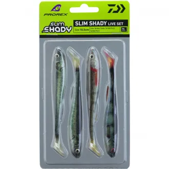 DAIWA Prorex Real Slim Shady LIve Set 10,5 cm 4 Stück