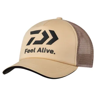 DAIWA Soft Mesh Cap DC-6225E Cream Beige Free
