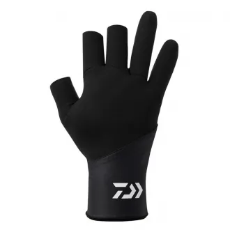 DAIWA Titanium 3- Cut Gloves DG-7325WE Black 2XL